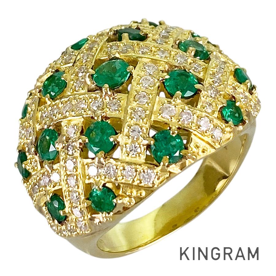 Ring Yellow gold Emerald