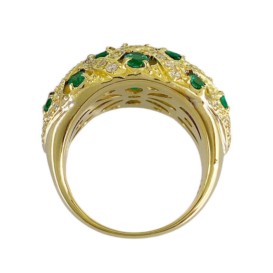 Ring Yellow gold Emerald