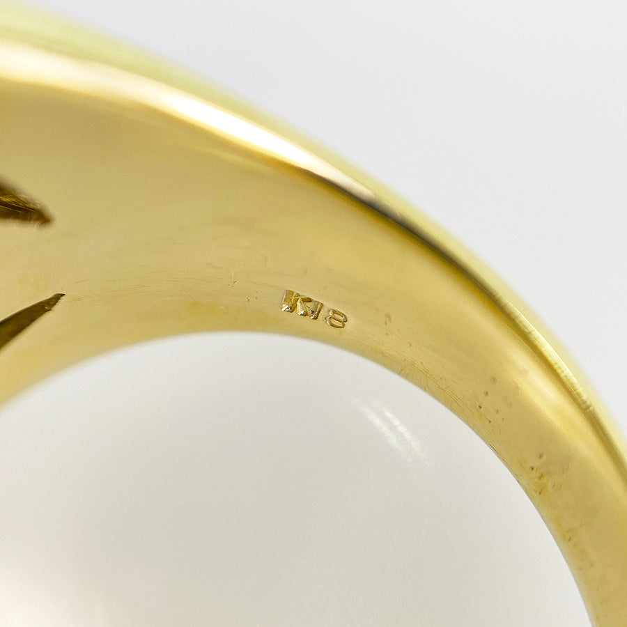 Ring Yellow gold Emerald
