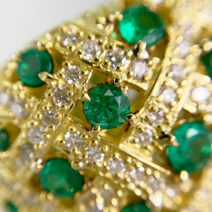 Ring Yellow gold Emerald