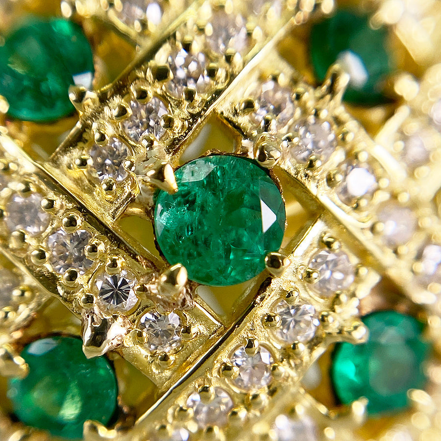 Ring Yellow gold Emerald