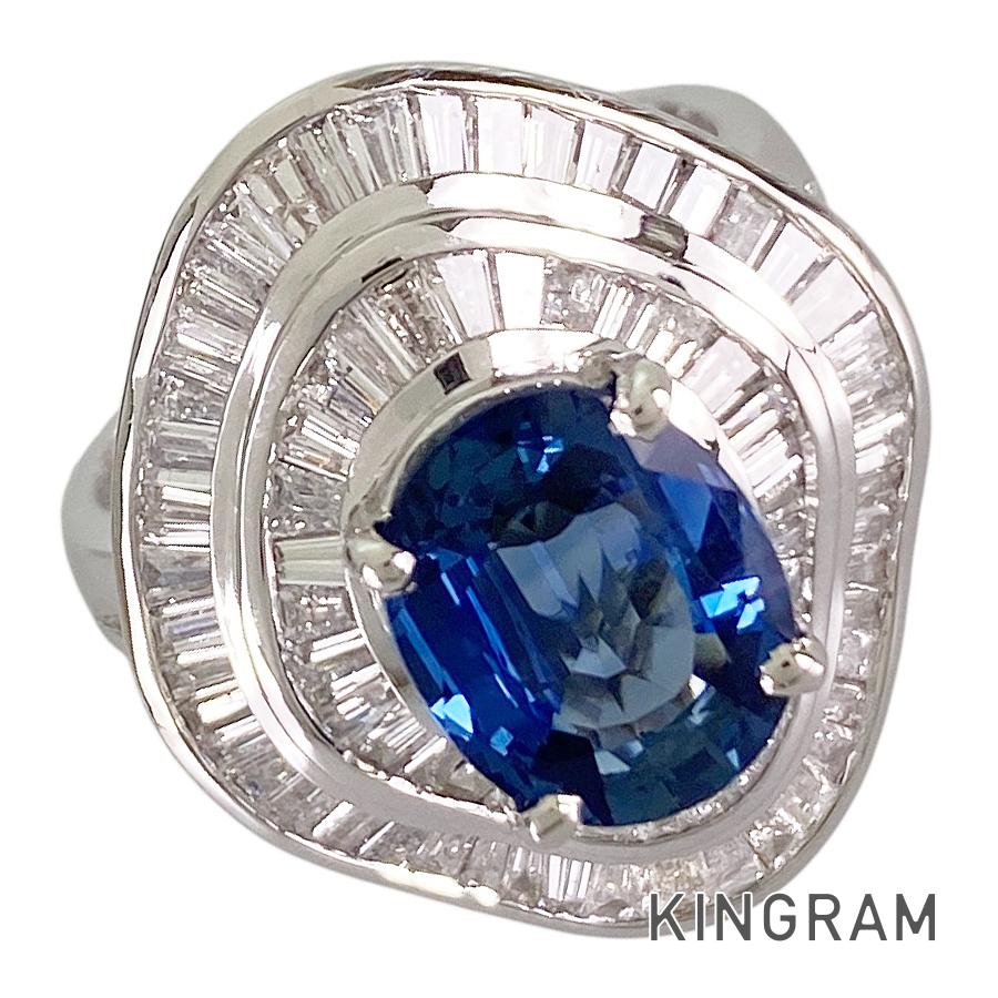 Ring Platinum Sapphire