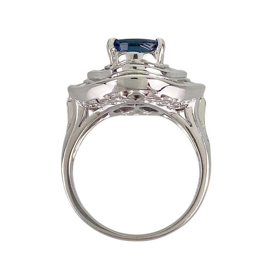 Ring Platinum Sapphire