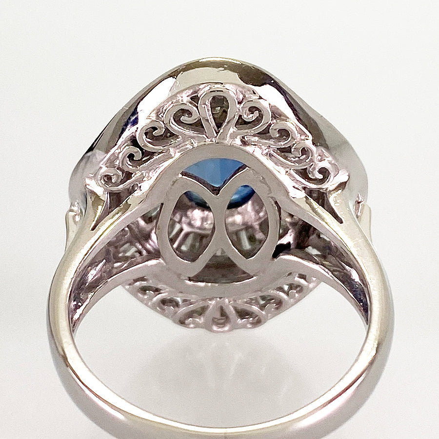 Ring Platinum Sapphire