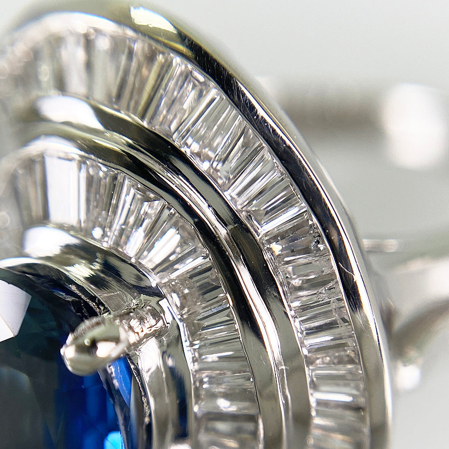 Ring Platinum Sapphire