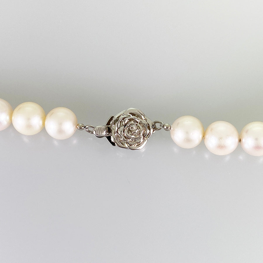 Necklace Silver Akoya Pearl