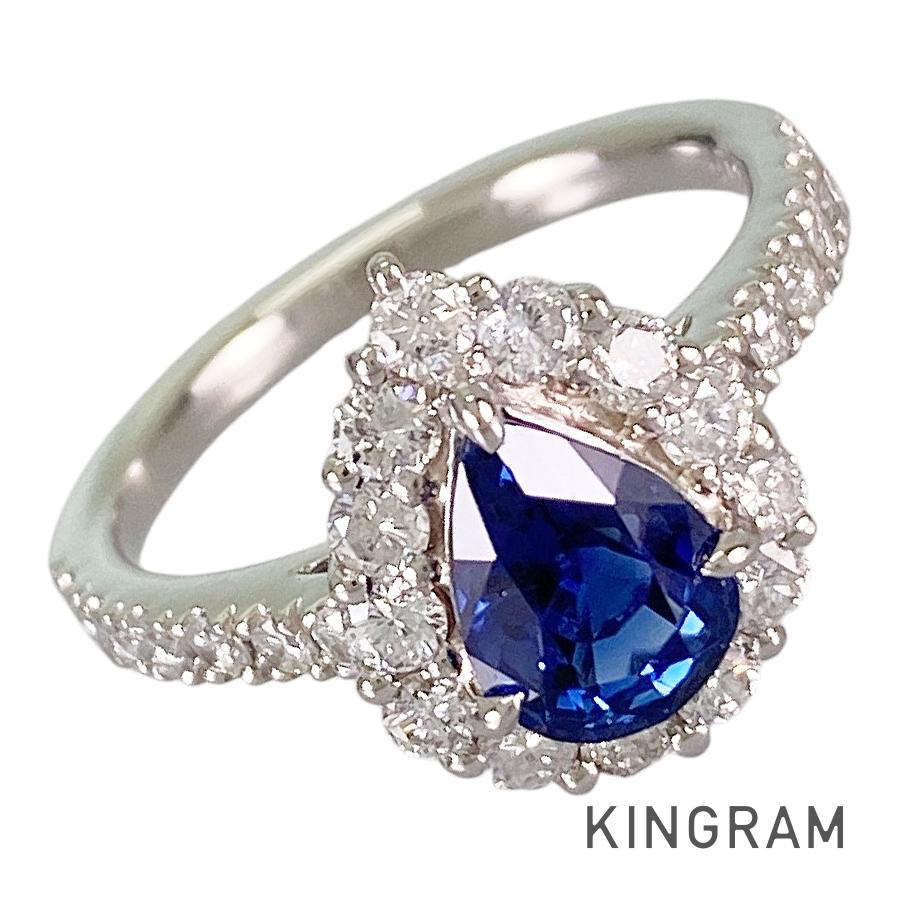 Ring Platinum Sapphire