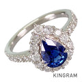 Ring Platinum Sapphire