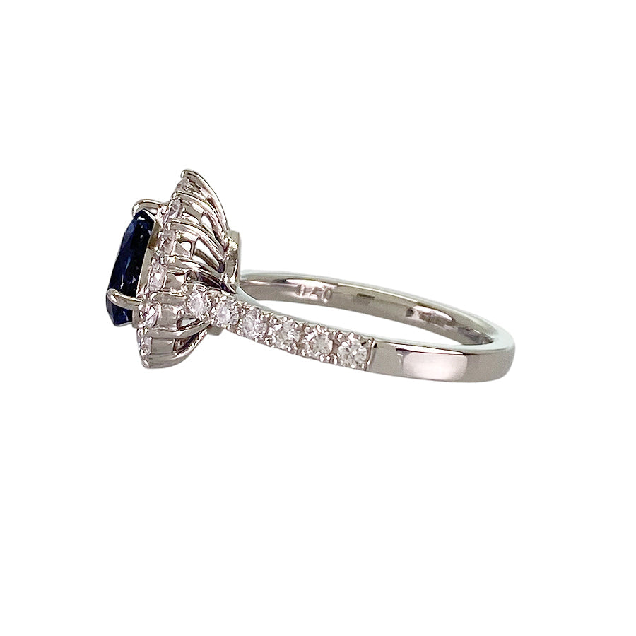 Ring Platinum Sapphire