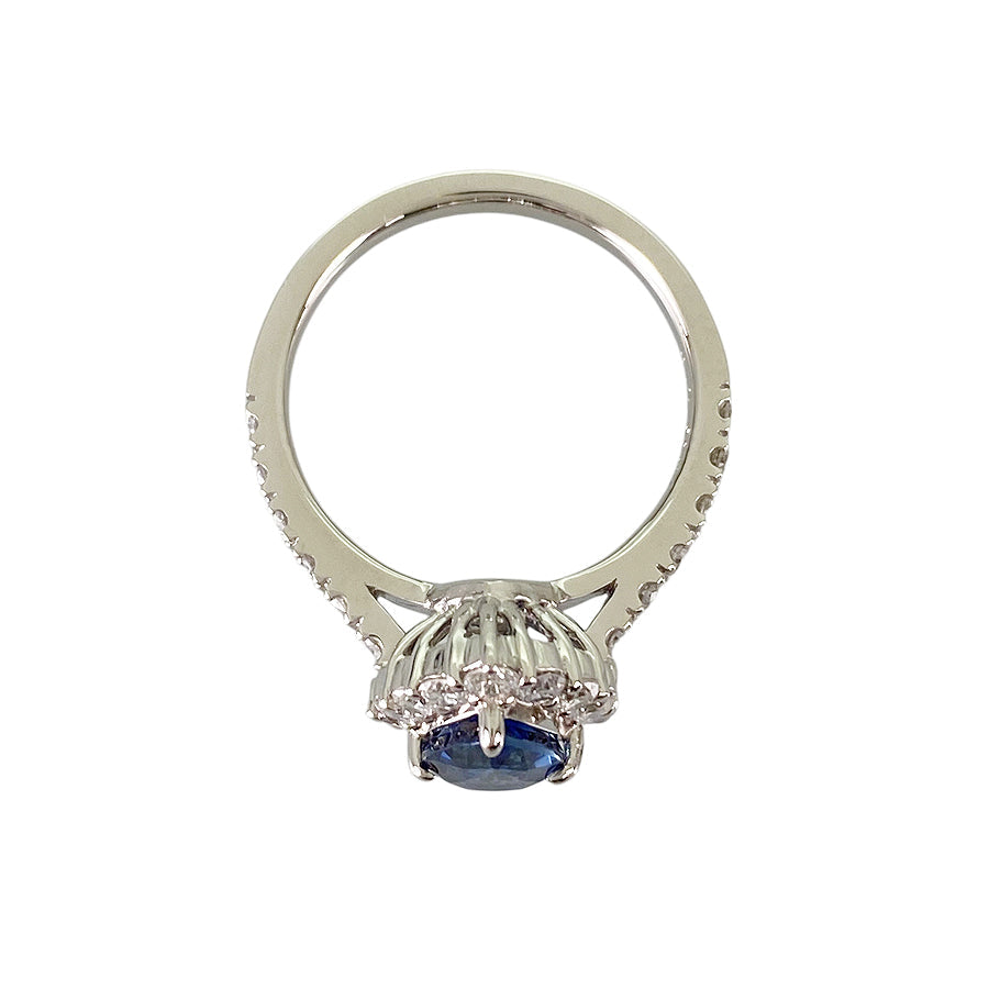 Ring Platinum Sapphire