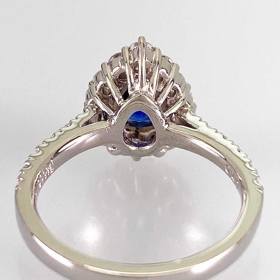 Ring Platinum Sapphire