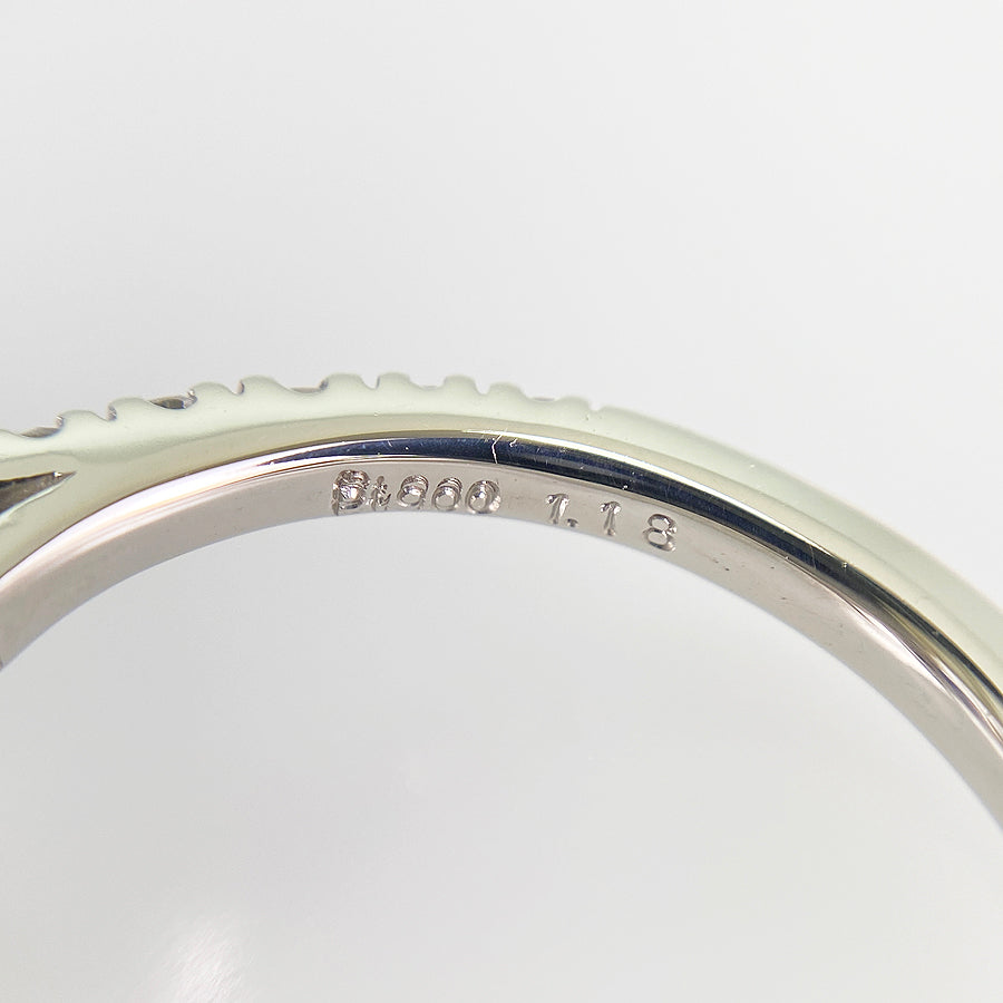 Ring Platinum Sapphire