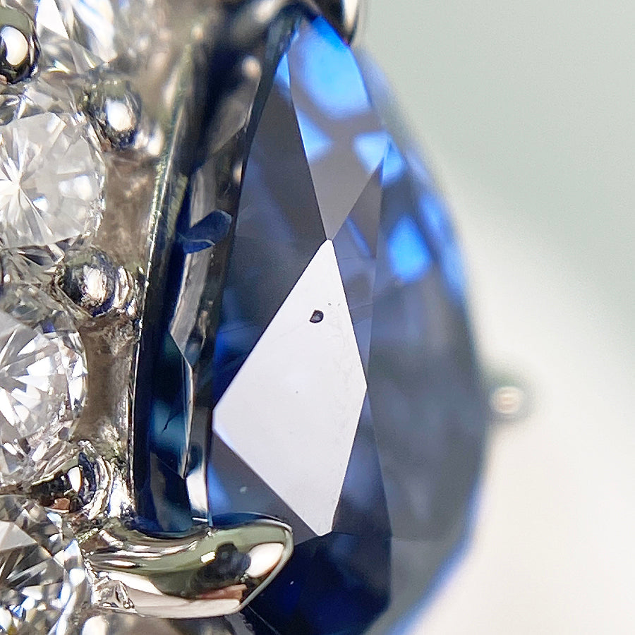 Ring Platinum Sapphire