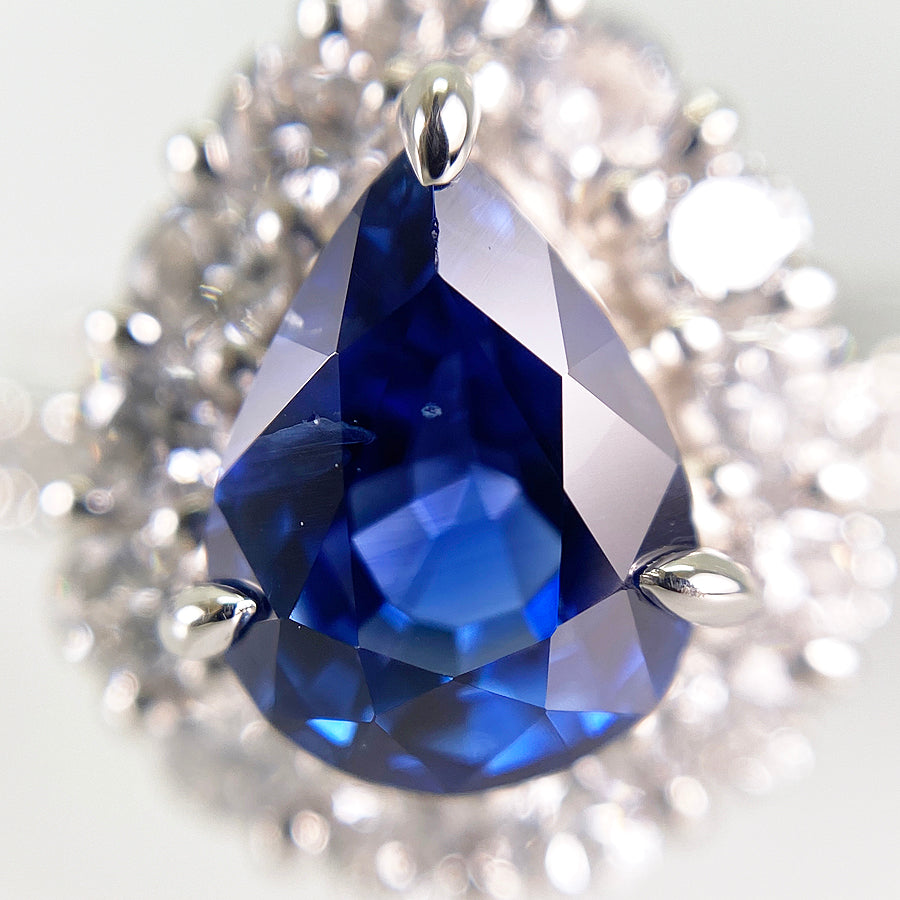 Ring Platinum Sapphire