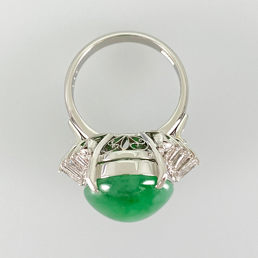 Ring Platinum Jadeite