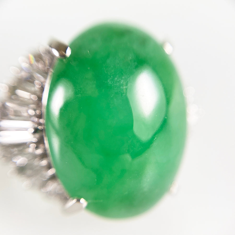 Ring Platinum Jadeite