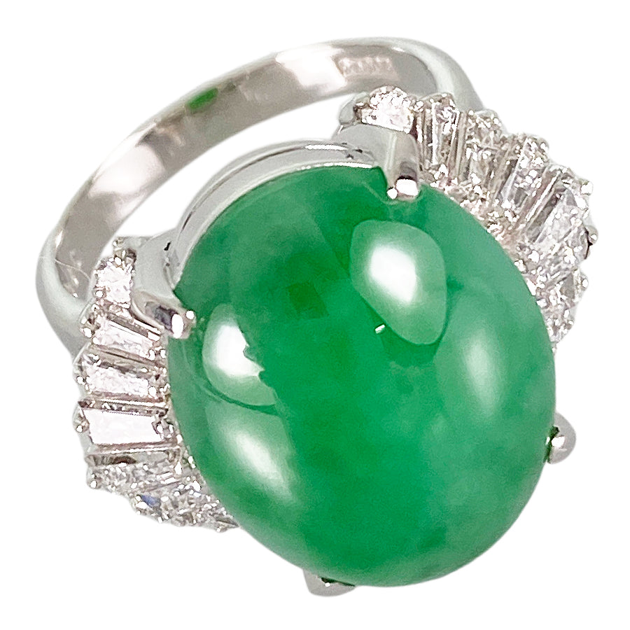 Ring Platinum Jadeite