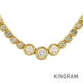 Necklace Yellow gold Diamond