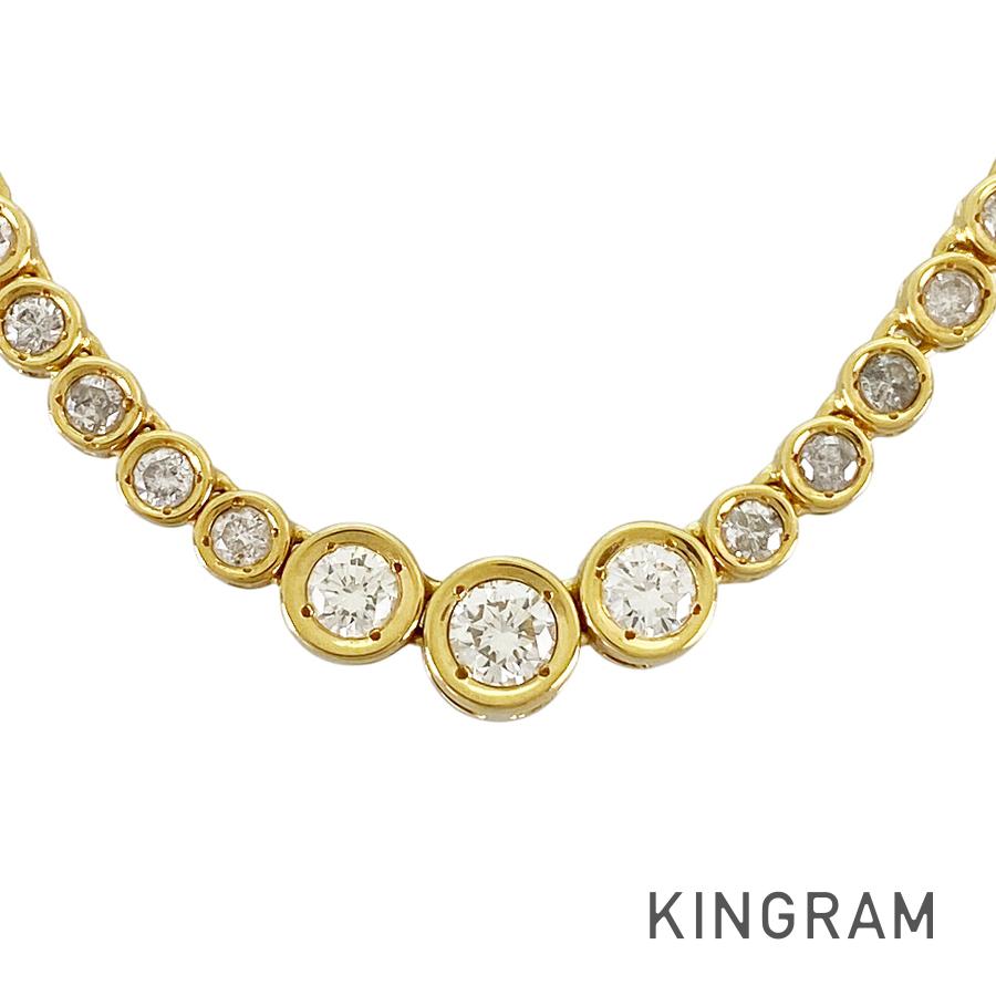 Necklace Yellow gold Diamond