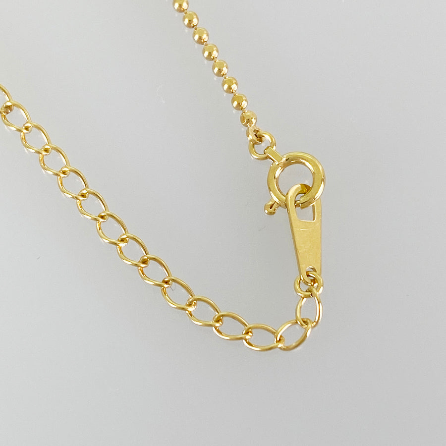 Necklace Yellow gold Diamond