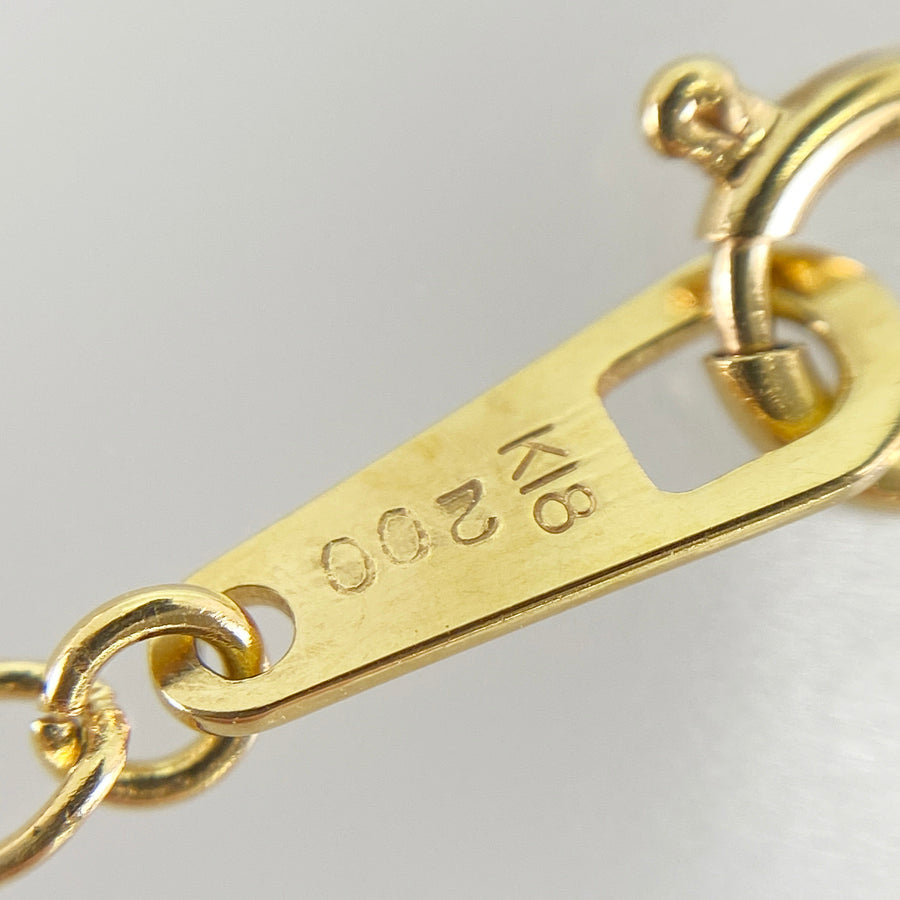 Necklace Yellow gold Diamond