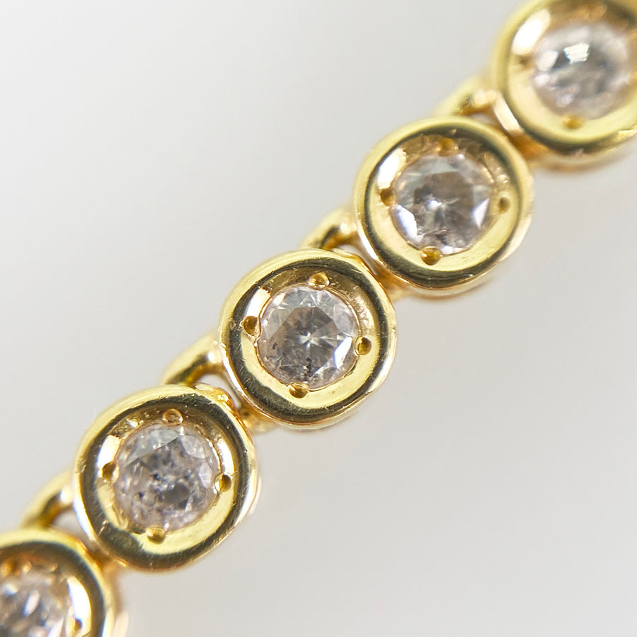 Necklace Yellow gold Diamond