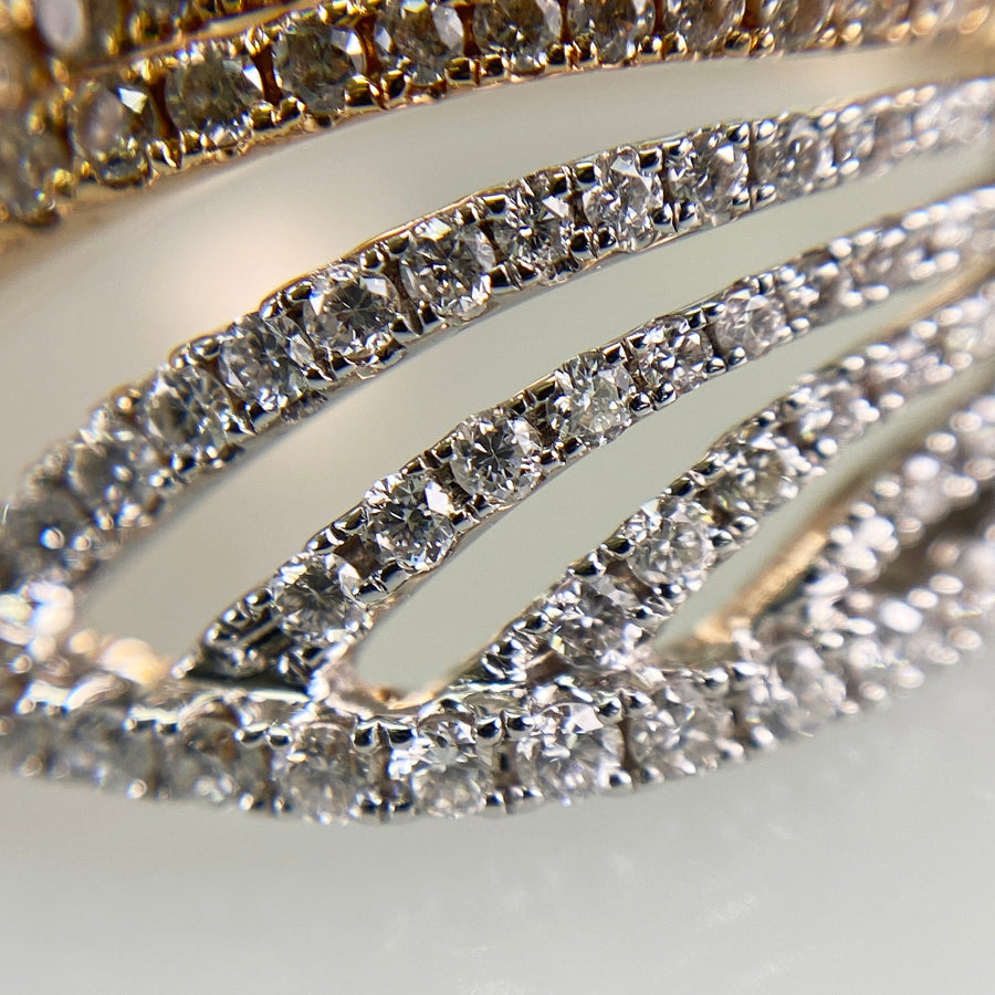 Ring Rose gold White gold Diamond