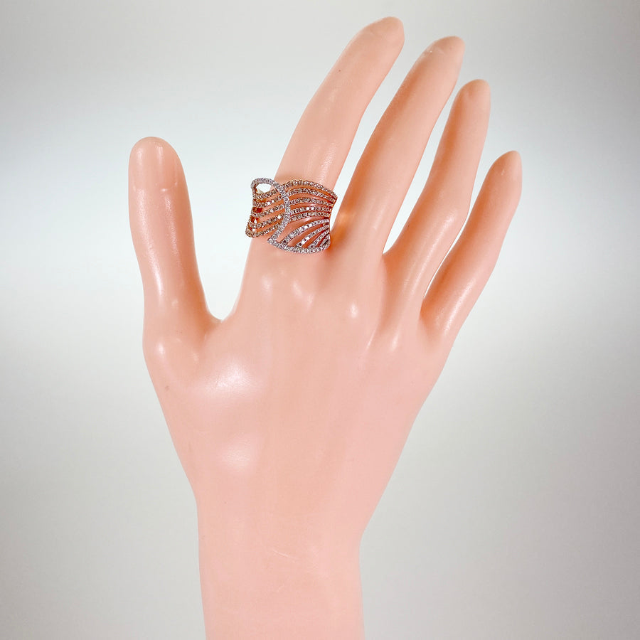 Ring Rose gold White gold Diamond