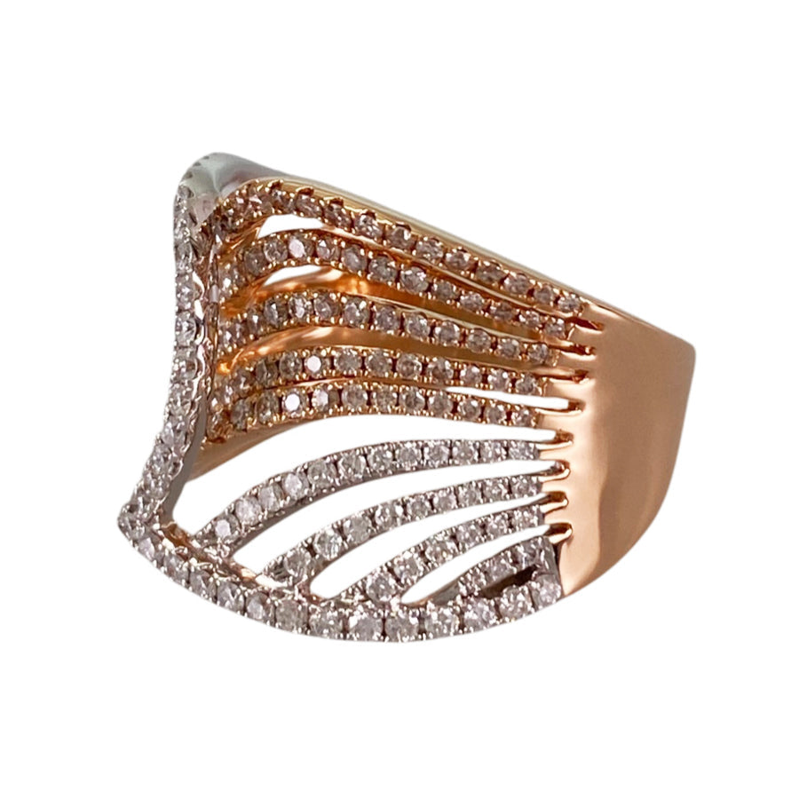Ring Rose gold White gold Diamond