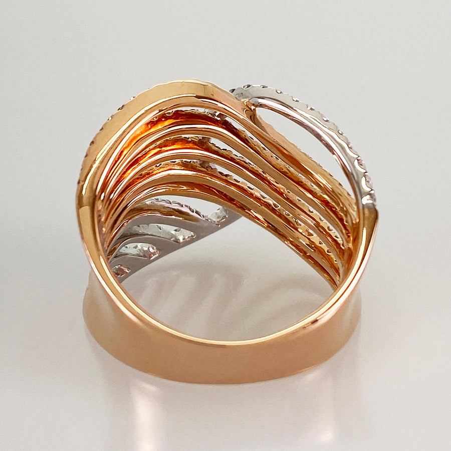 Ring Rose gold White gold Diamond
