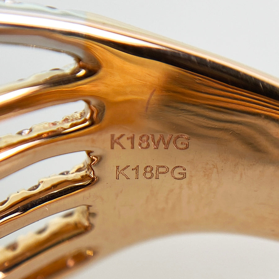 Ring Rose gold White gold Diamond