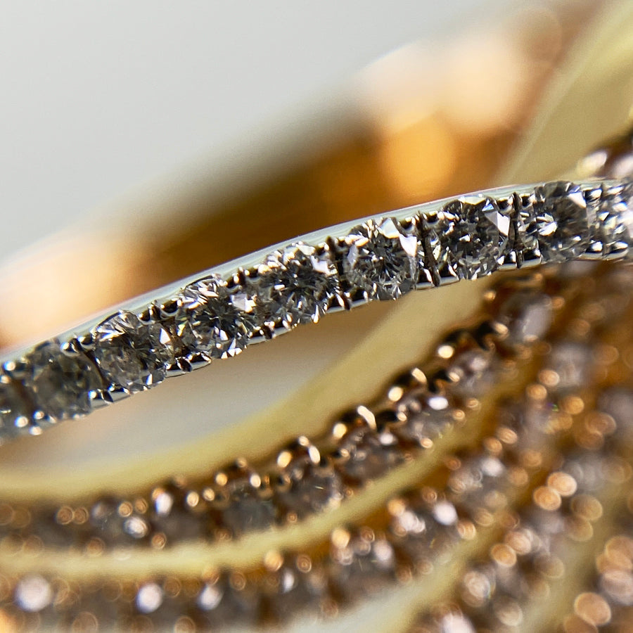Ring Rose gold White gold Diamond