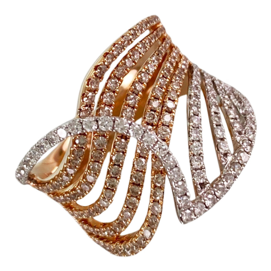 Ring Rose gold White gold Diamond