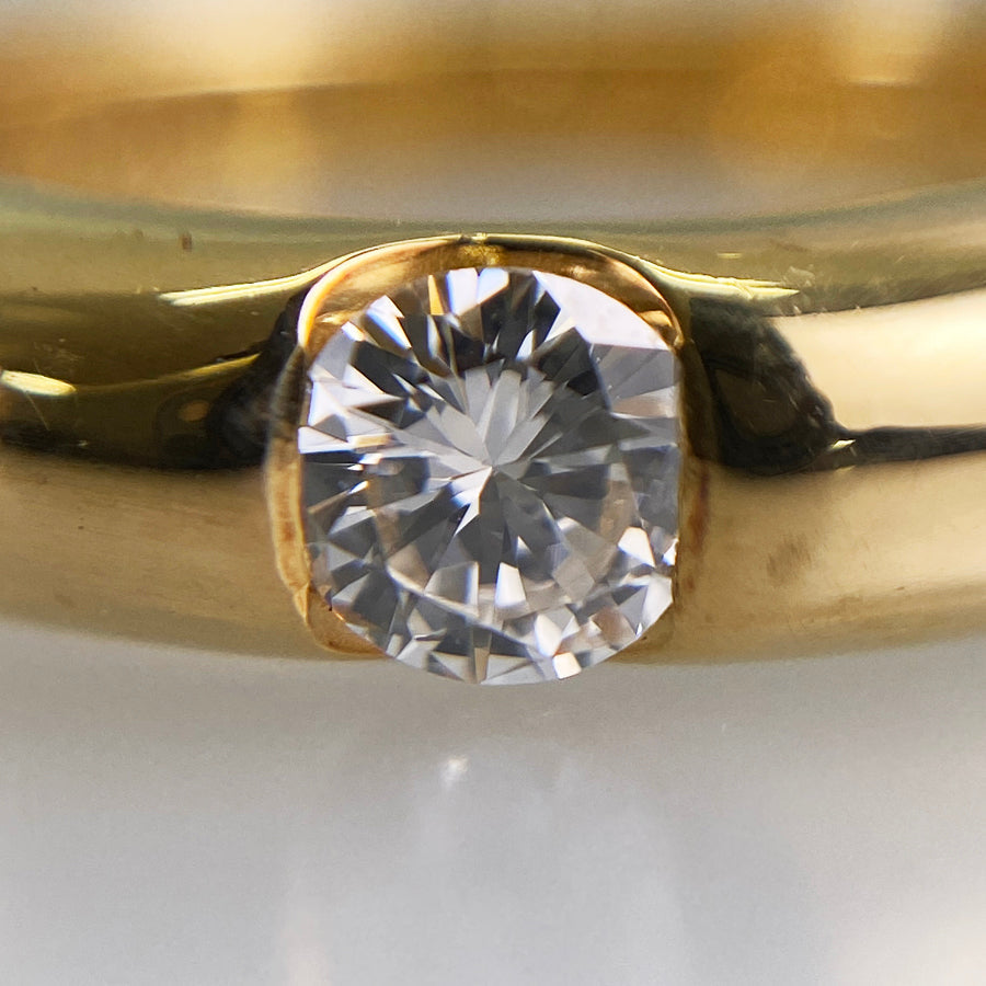 Cartier Ellipse Engraved with initials Ring