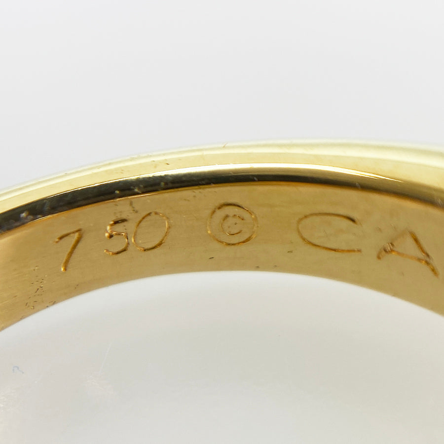 Cartier Ellipse Engraved with initials Ring