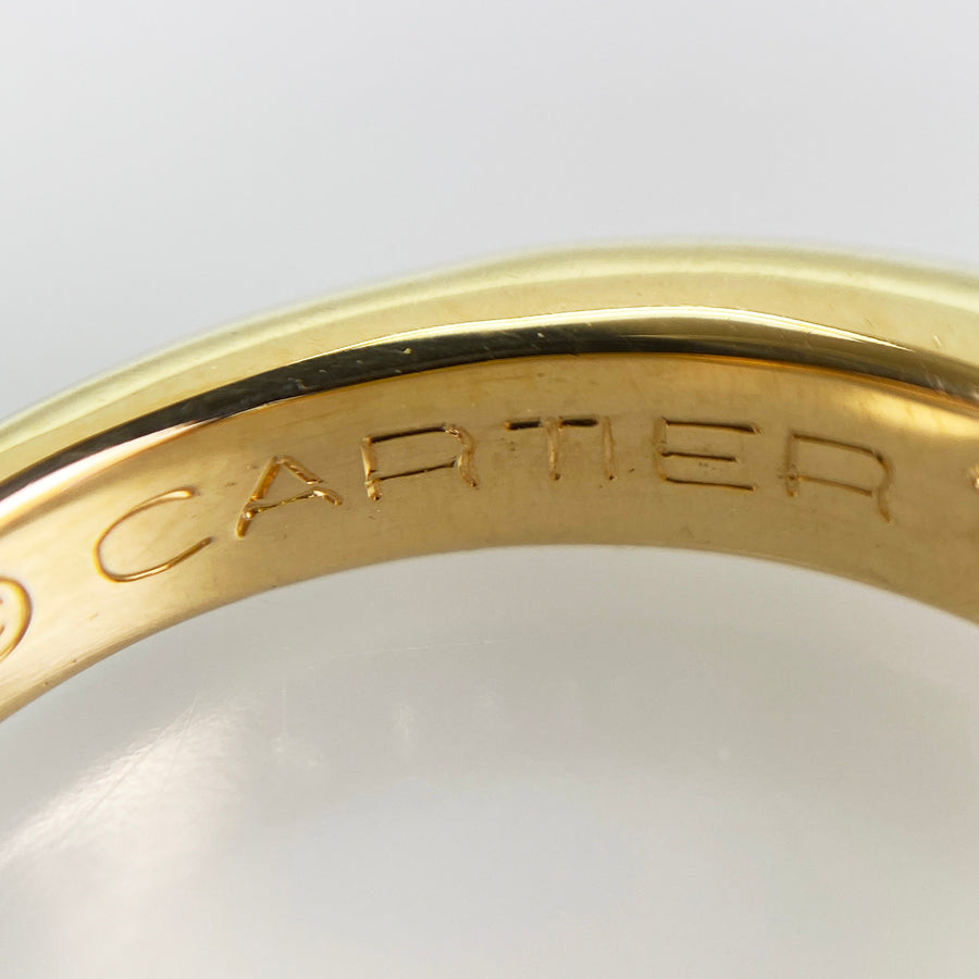 Cartier Ellipse Engraved with initials Ring