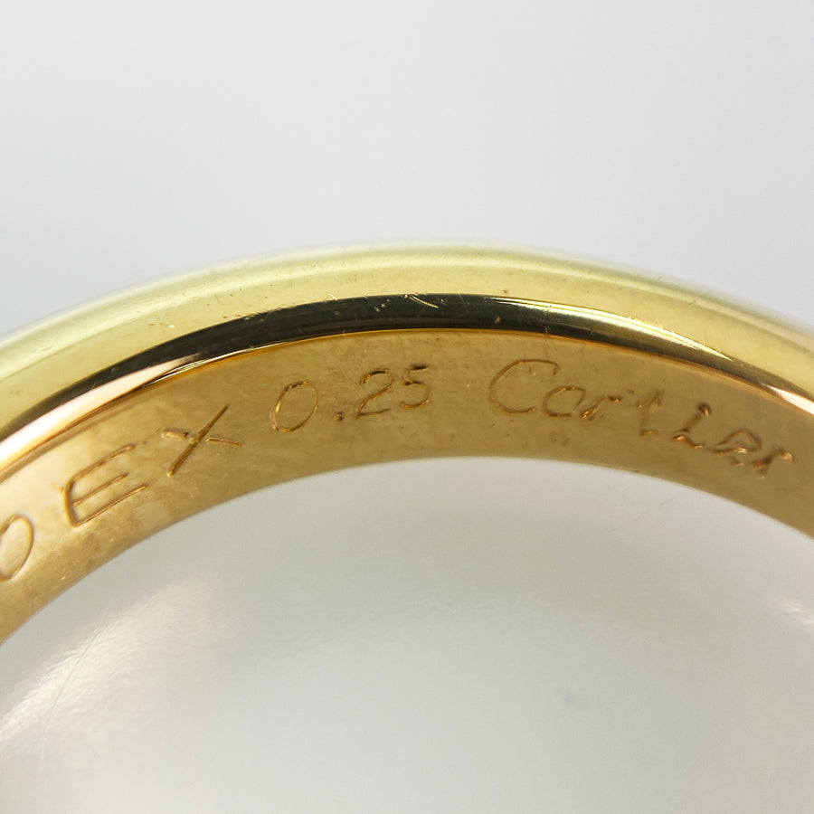 Cartier Ellipse Engraved with initials Ring