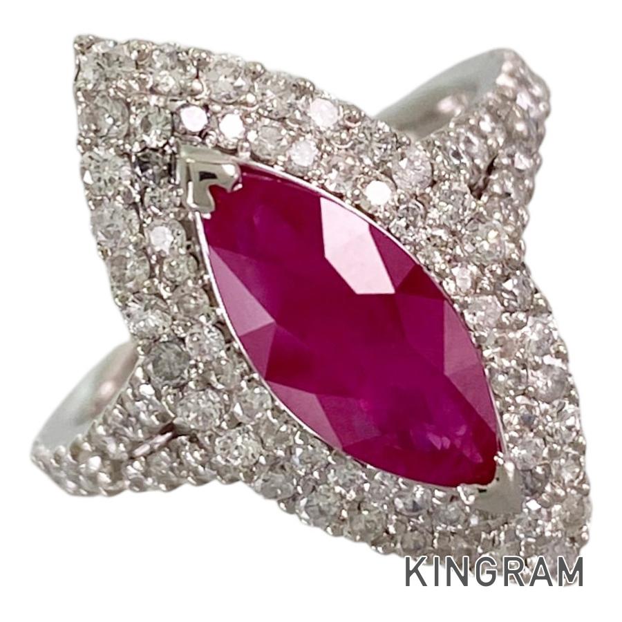 Ring Platinum Ruby