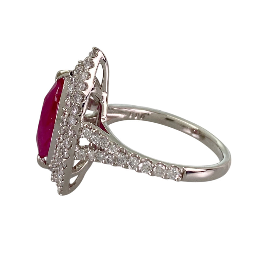Ring Platinum Ruby