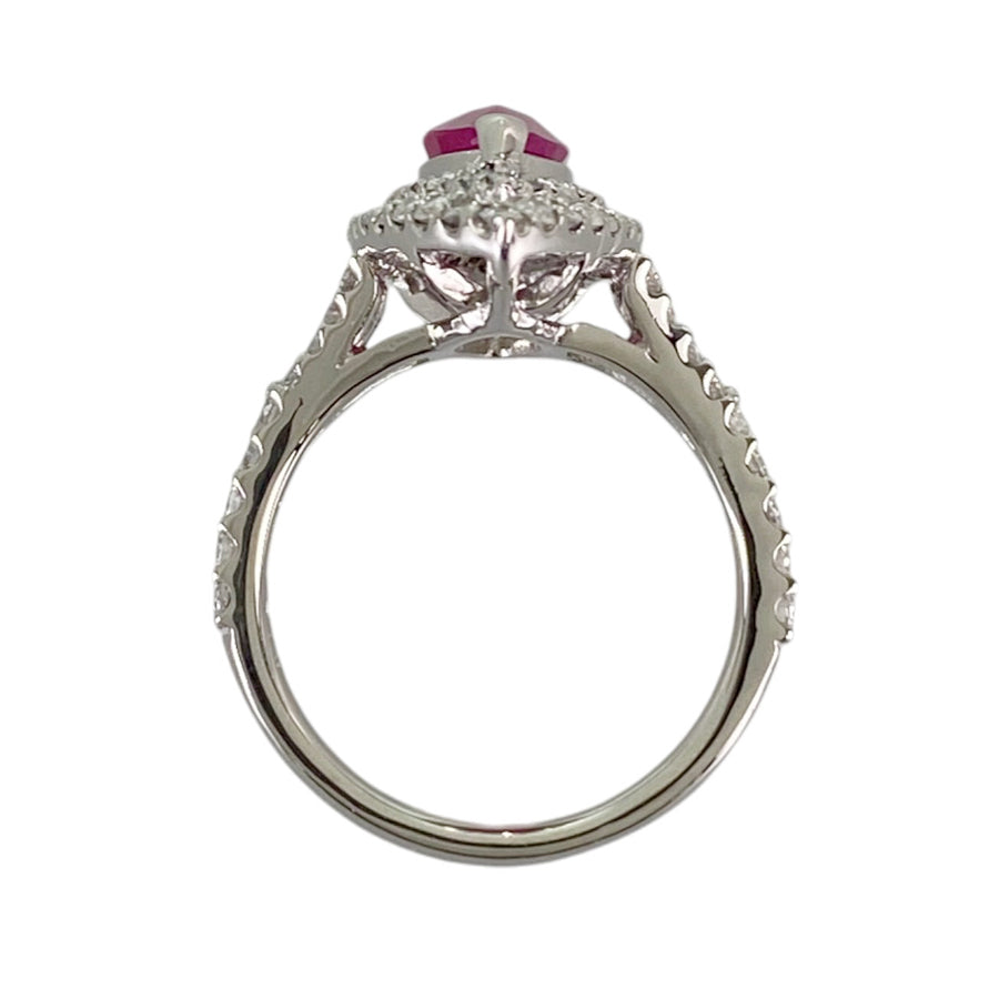 Ring Platinum Ruby