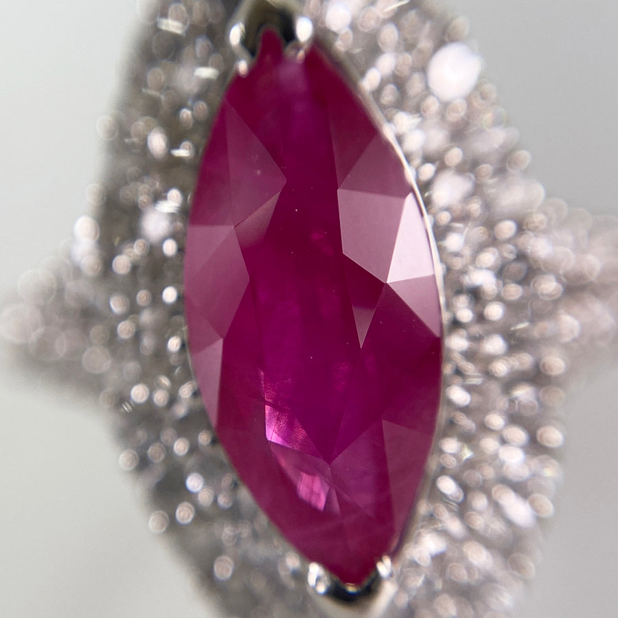 Ring Platinum Ruby