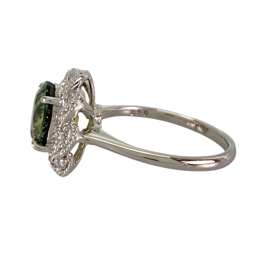 Ring Platinum Sapphire