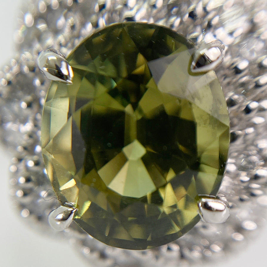 Ring Platinum Sapphire
