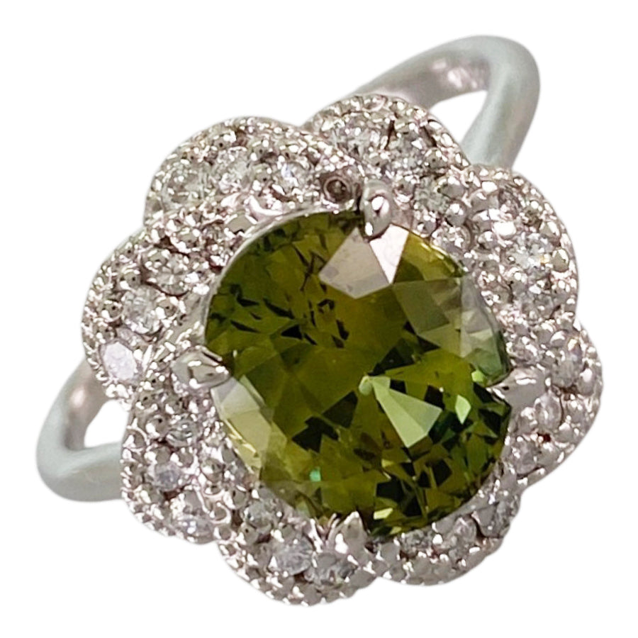 Ring Platinum Sapphire