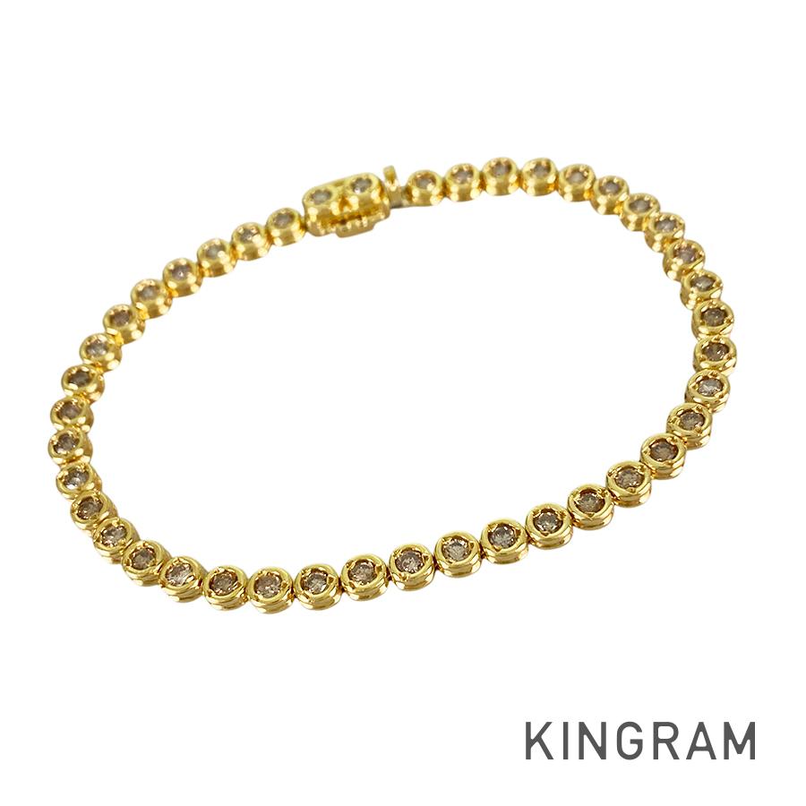 Tennis bracelet Yellow gold Diamond