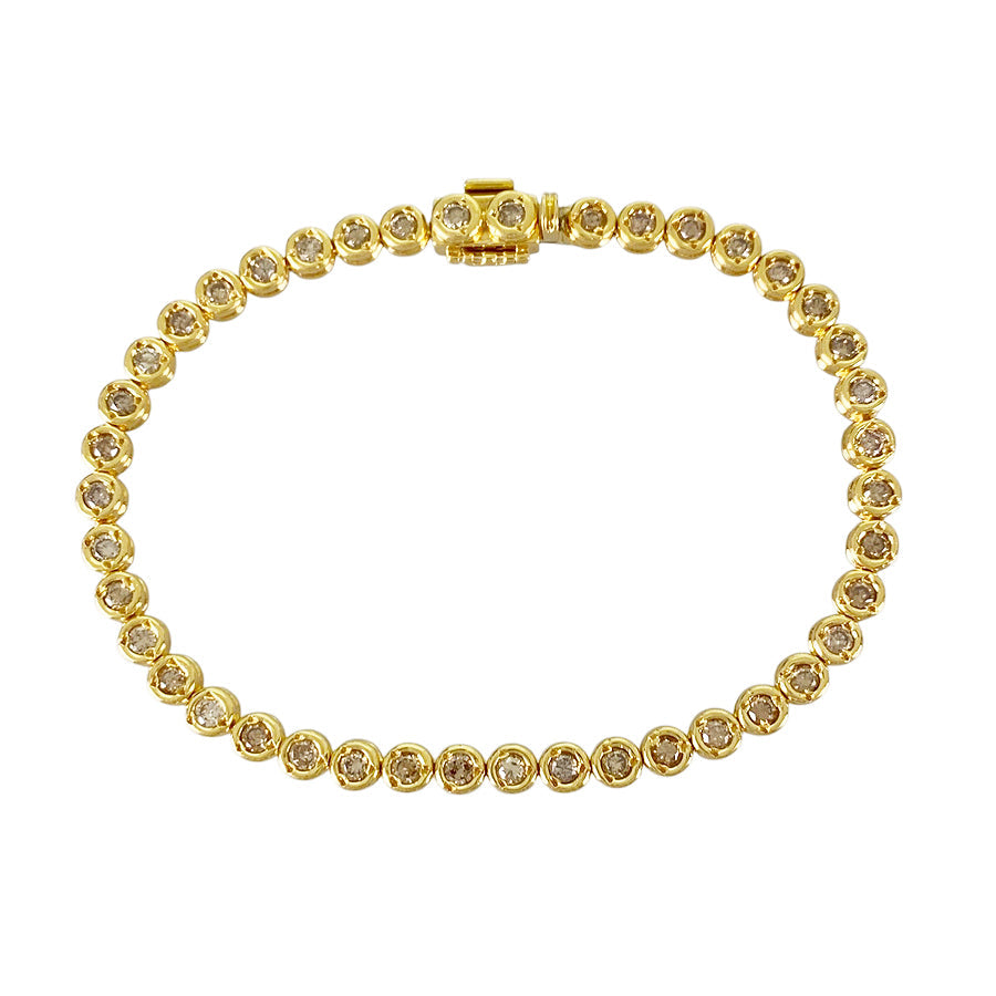 Tennis bracelet Yellow gold Diamond