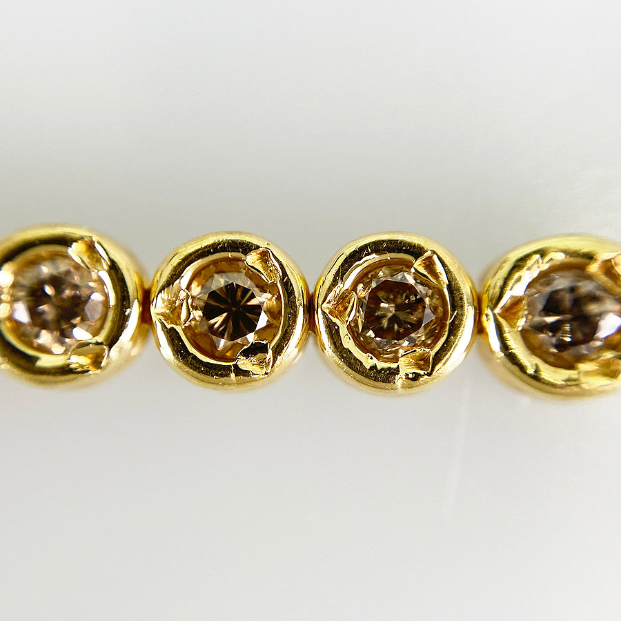 Tennis bracelet Yellow gold Diamond