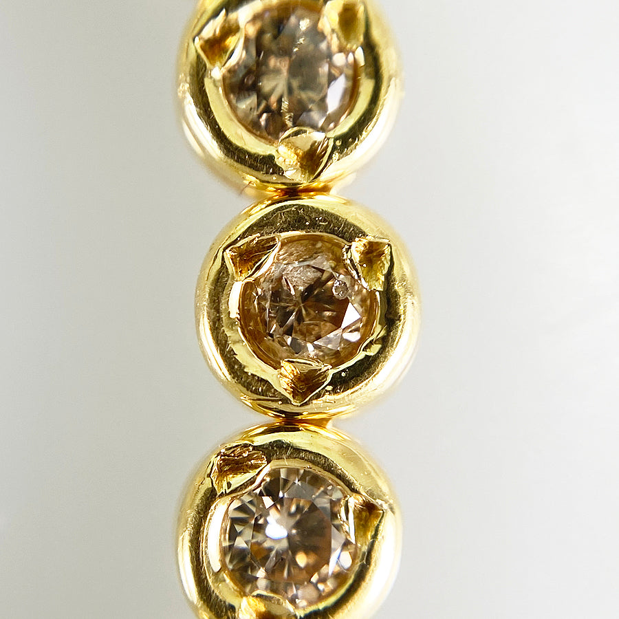 Tennis bracelet Yellow gold Diamond