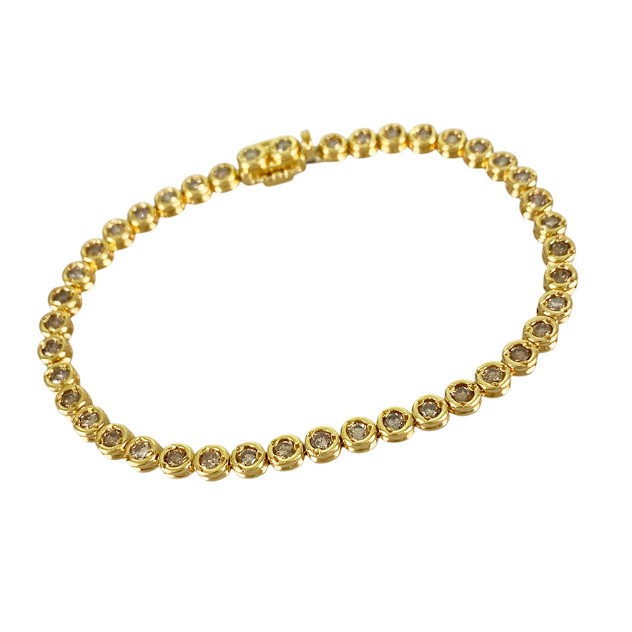 Tennis bracelet Yellow gold Diamond