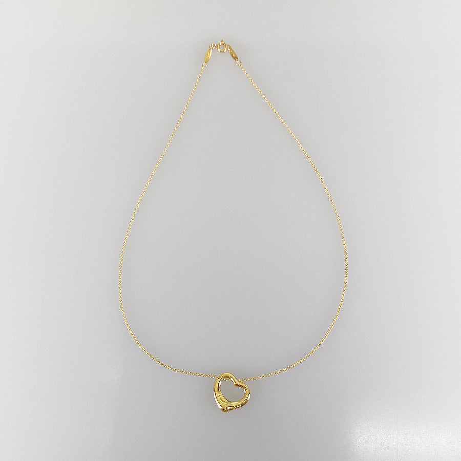 TIFFANY&Co. Elsa Peretti Open heart Necklace